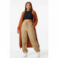 High Waisted Cargo Strap Pants