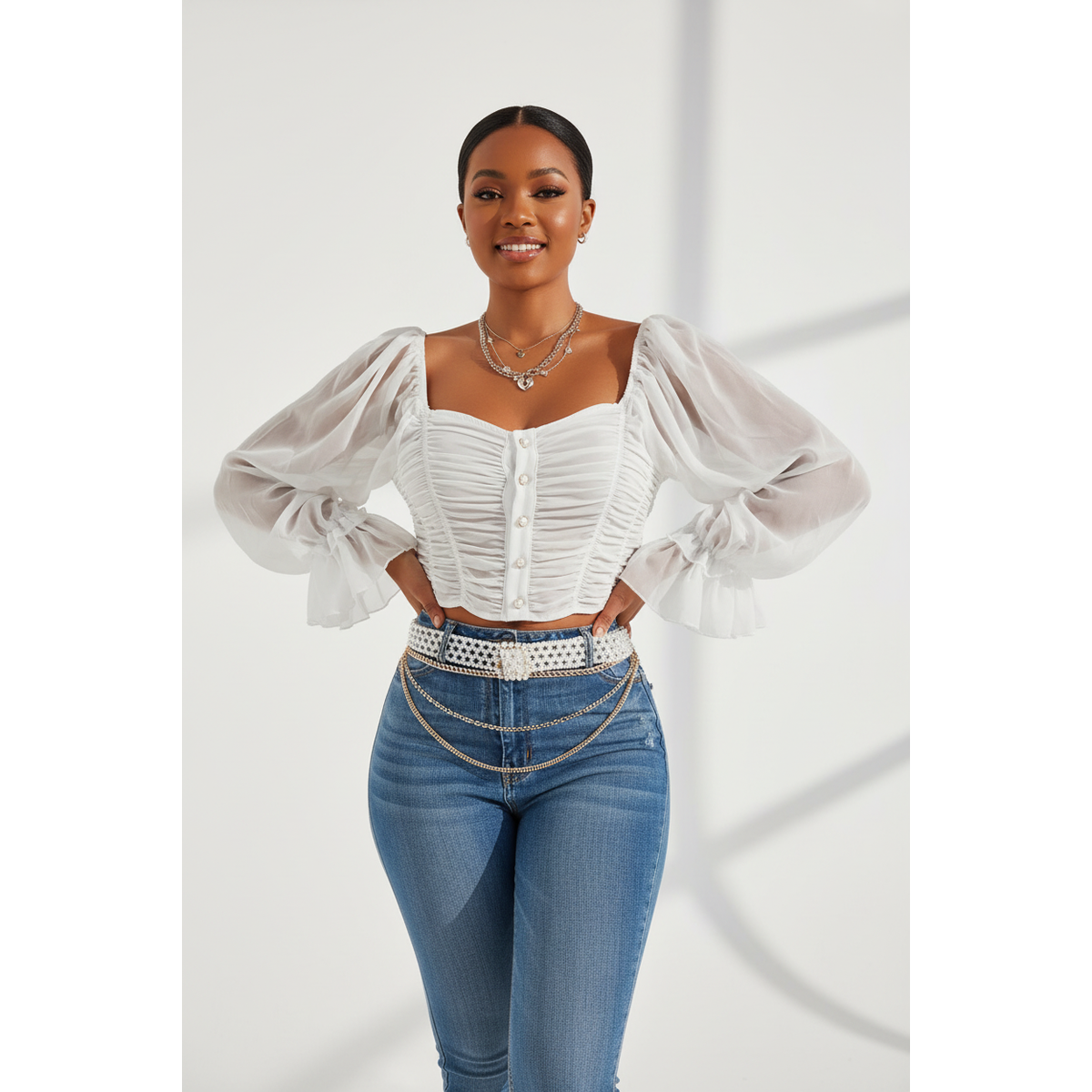 Flare Sleeve Top