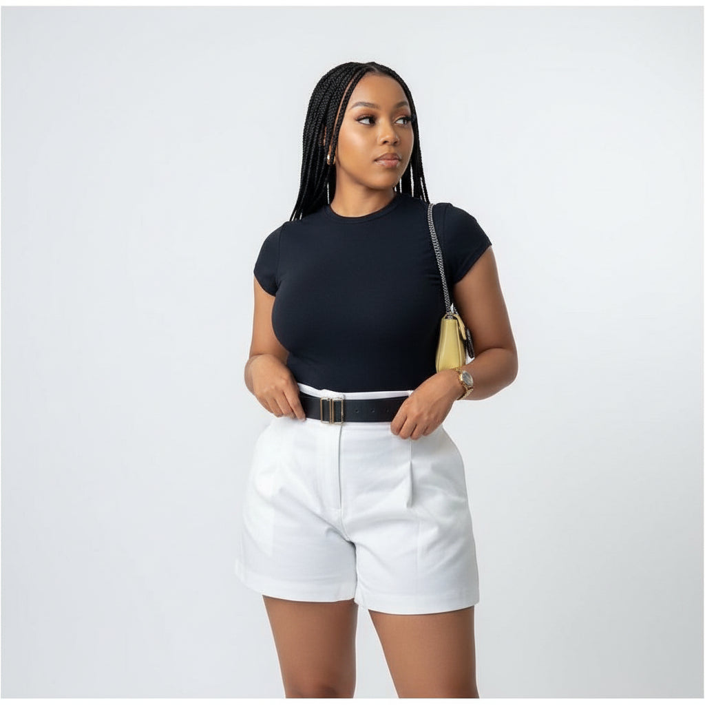 Casual Cargo Shorts High Waist Pants.