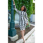 Bodycon Round Neck Dress