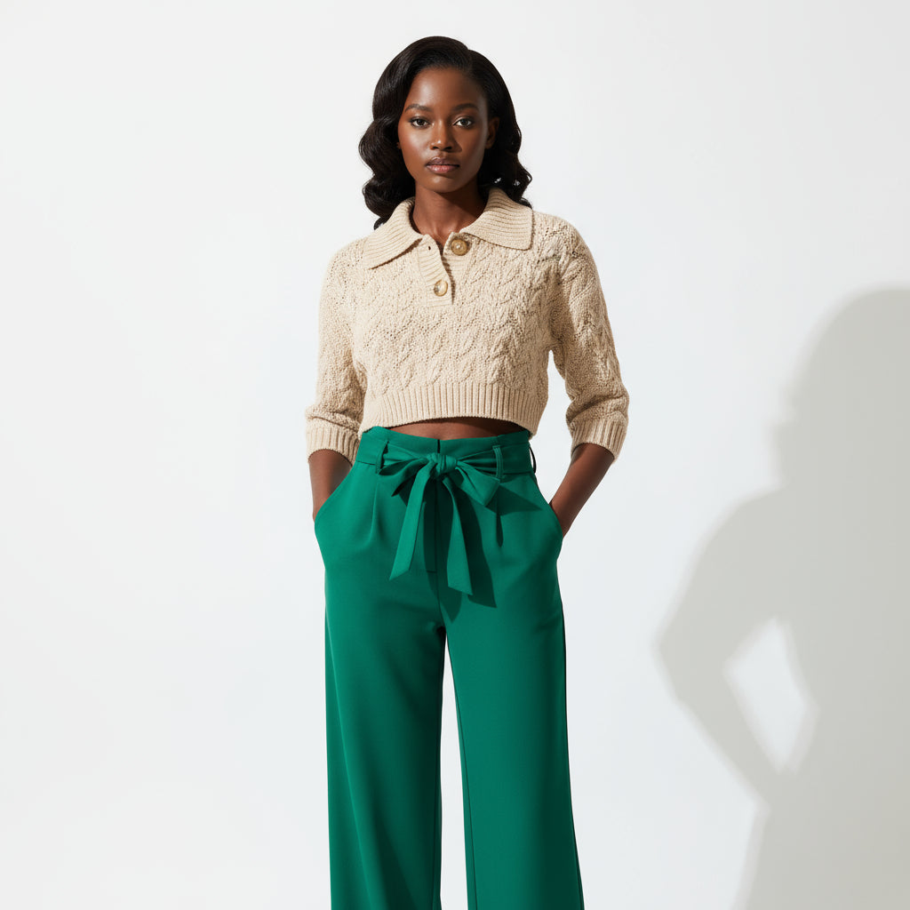 Sexy Side Buttoned Long Pants