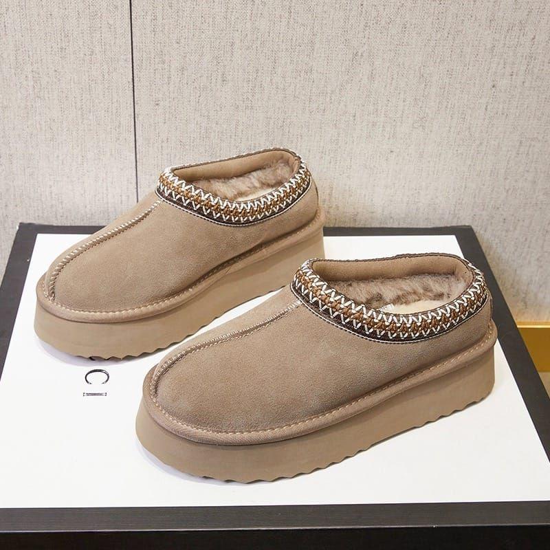 Platform Ankle Push-in Sandals