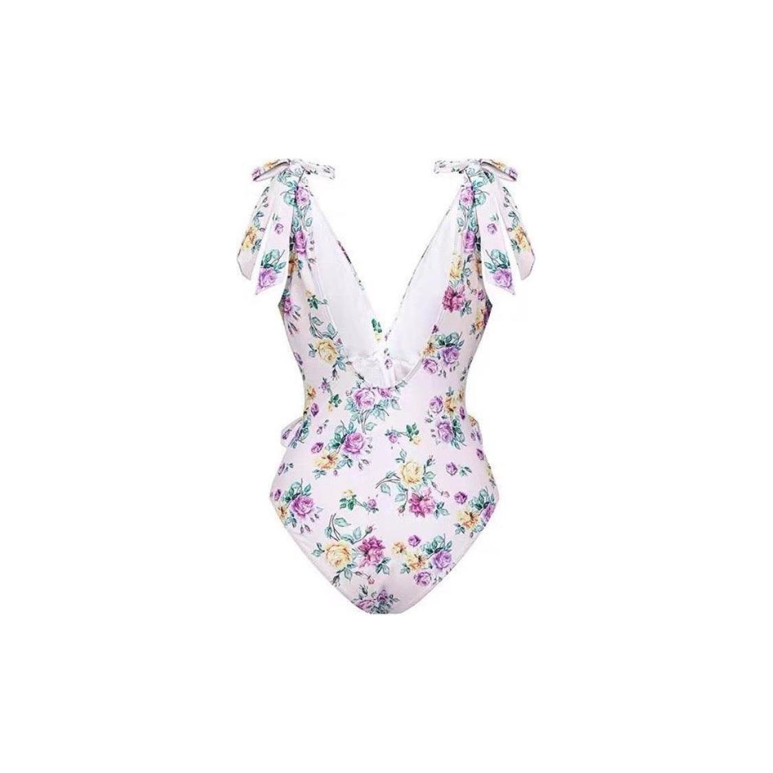 Sexy Rose Swimsuit and Cover Up Set