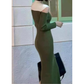 Turtleneck Long Sleeve Dress