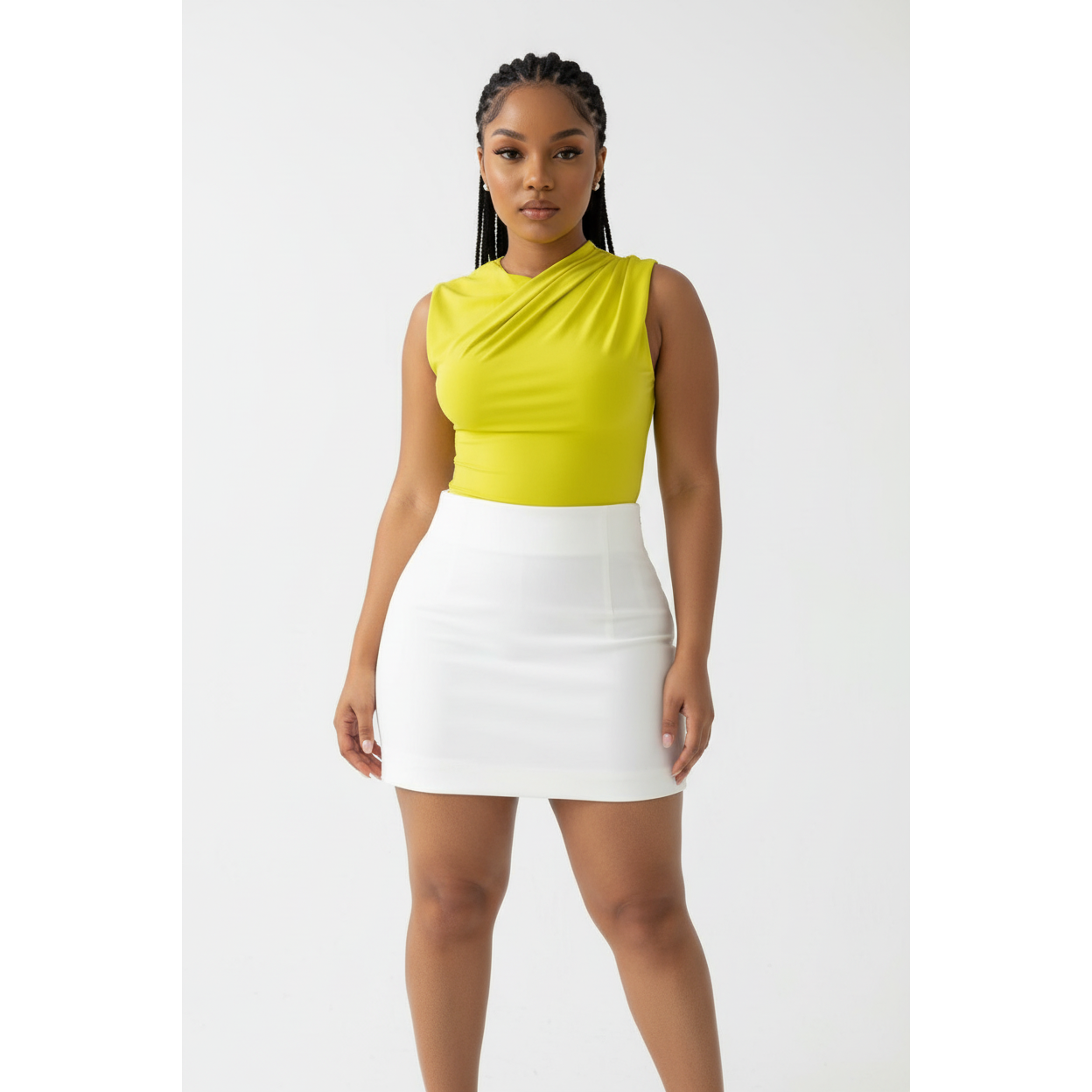 Sleeveless V-Neck Bodysuit