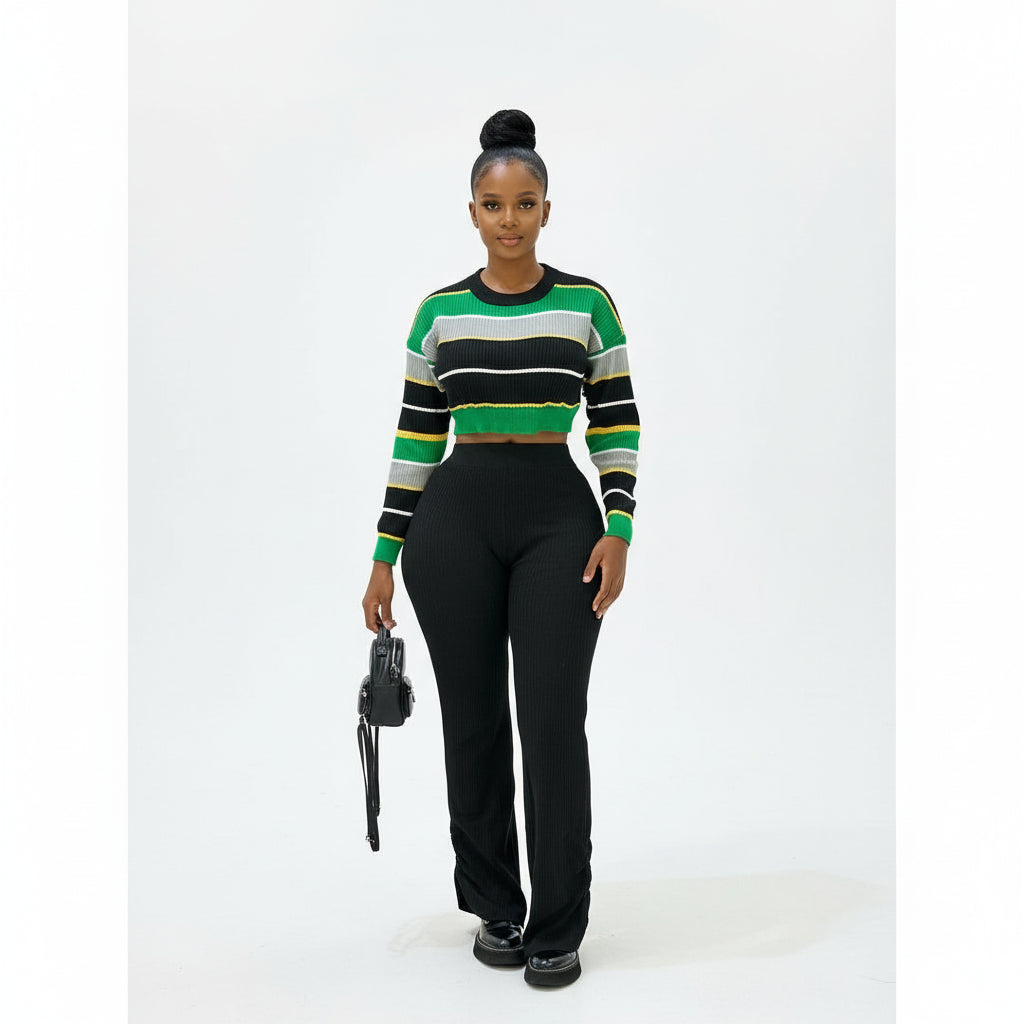 Sexy Knitted 3 Piece Set