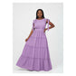 Plus Size Swing Tiered Summer Maxi Dress