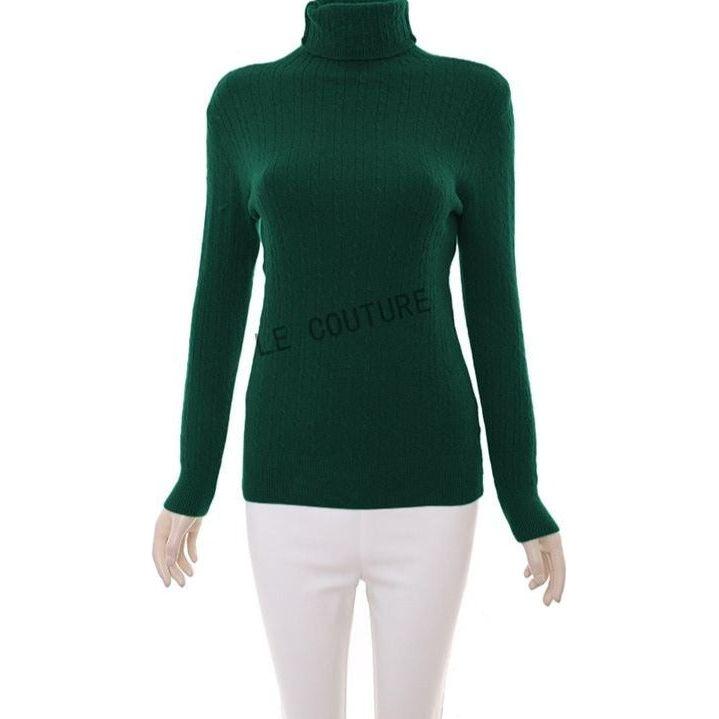 Knitted Turtleneck Top