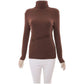 Knitted Turtleneck Top