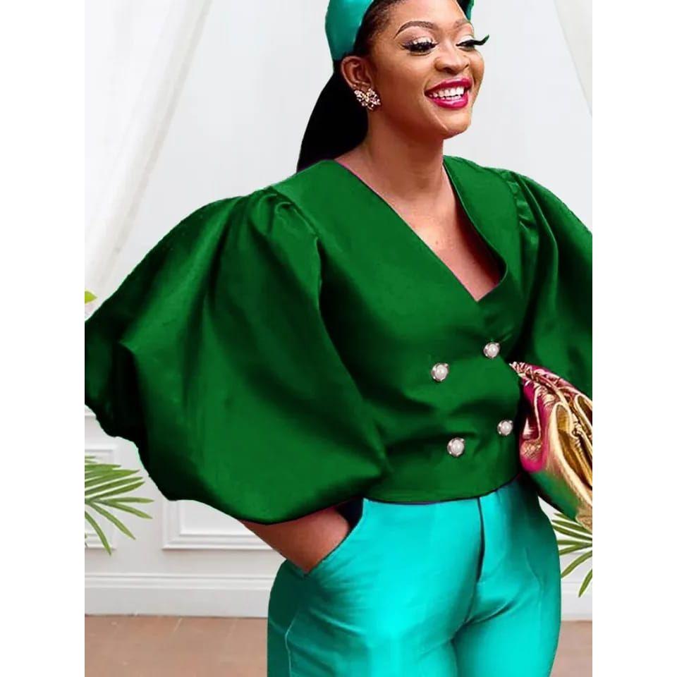 Vintage Lantern Sleeve Top