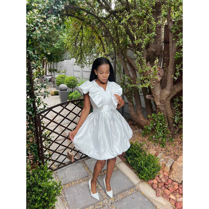 Yellow Country Roses - Ruffle Bubble Dress main image 0