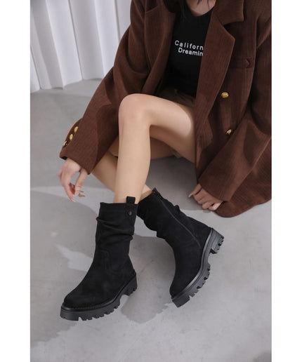 Vintage Suede Ankle Boots