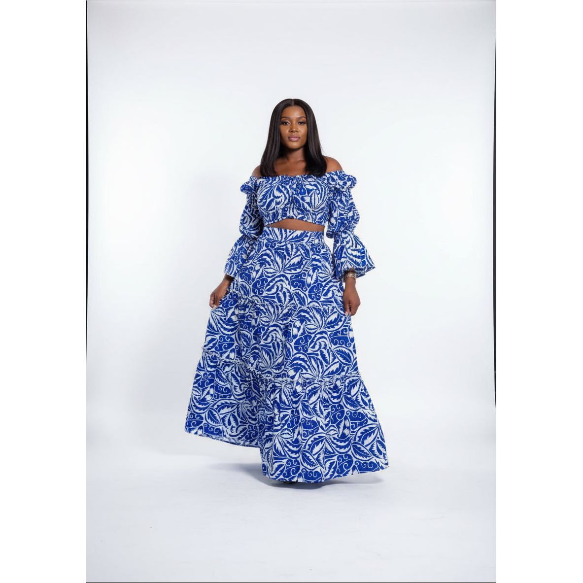 Sexy Floral Skirt And Top Set