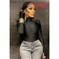 Turtleneck Long Sleeve Bodysuit