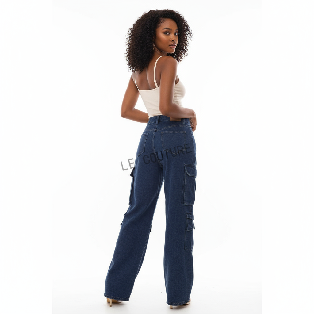 Denim Cargo Pant
