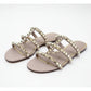 Strap Push-in Flat Sandals