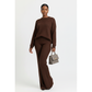Oversized Sweater & Wide Leg Pants Knit Lounge Set