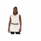 Women's Collared Waisted Belt Vest