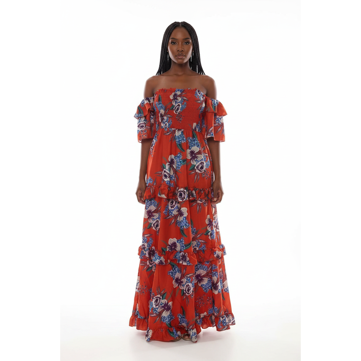 Sexy Floral Maxi Dress