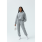 Drawstring Hoodie Crop Top & Jogger Pants