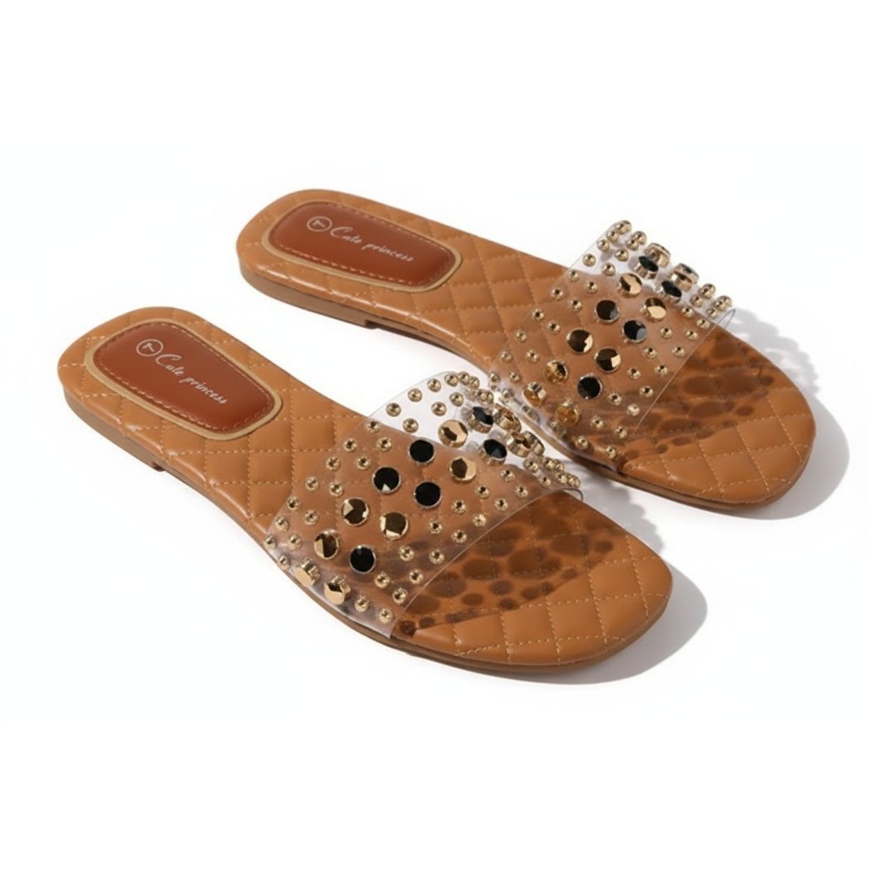 Casual Gold Flat Sandals