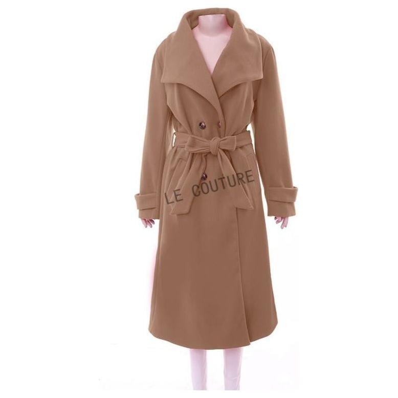Vintage Turndown Collar Coat