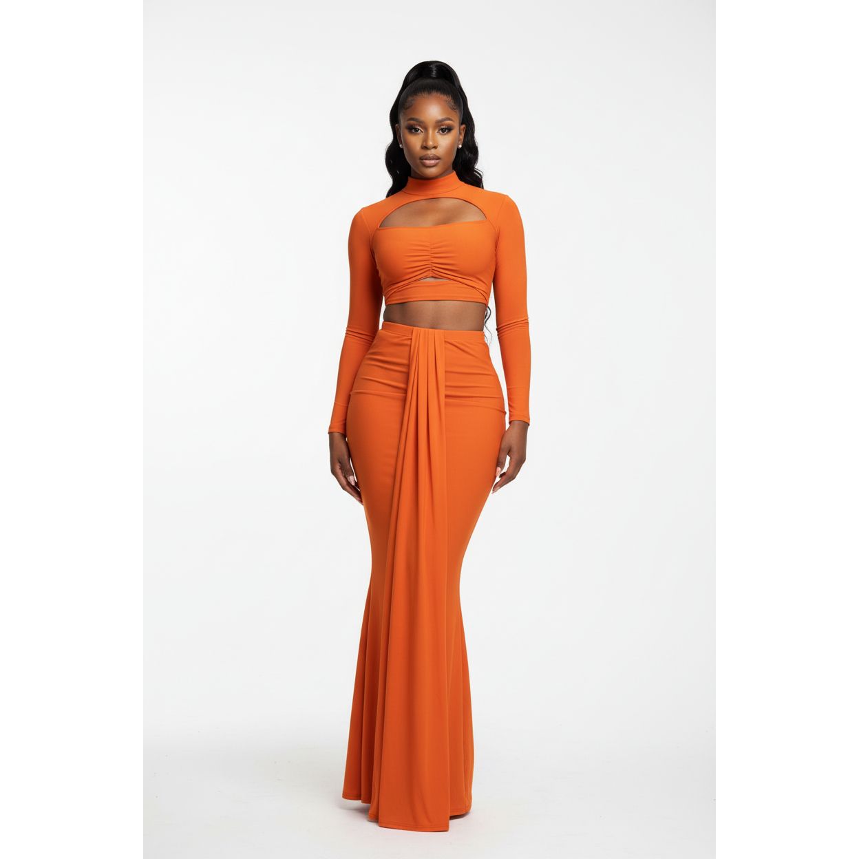 Bodycon Top & Skirt Set