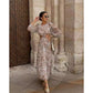 Vintage Long Sleeve Printed Dress