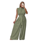 Button Detailed Palazzo Jumpsuit