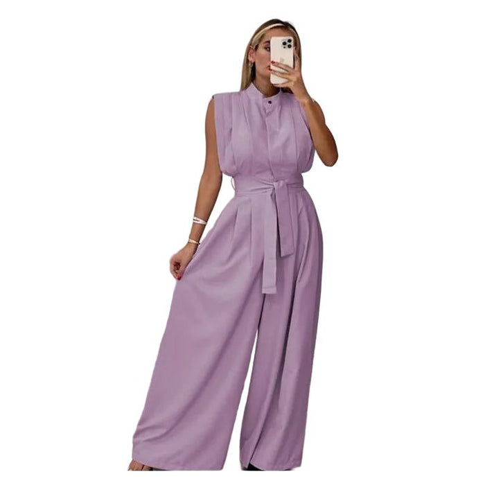Unworn Blue/Purple Palazzo Leg Jumpsuit - L main image 0