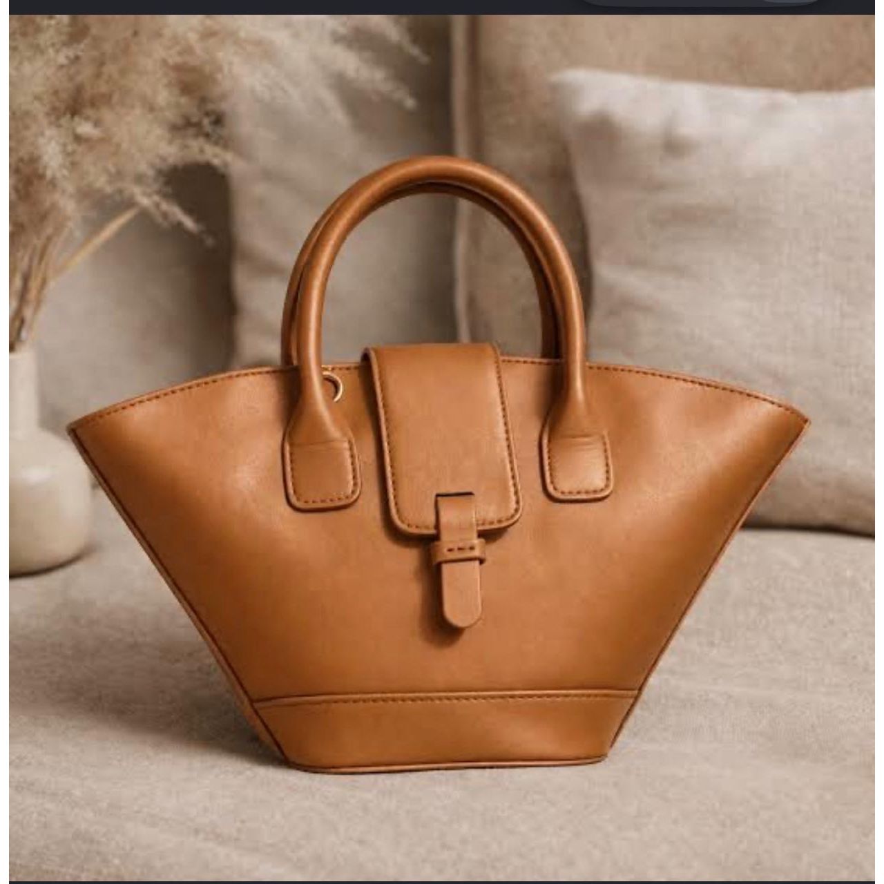 Sculptural Flap-Closure Mini Tote & Shoulder Bag