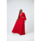 Chiffon Cut Out Maxi Dress