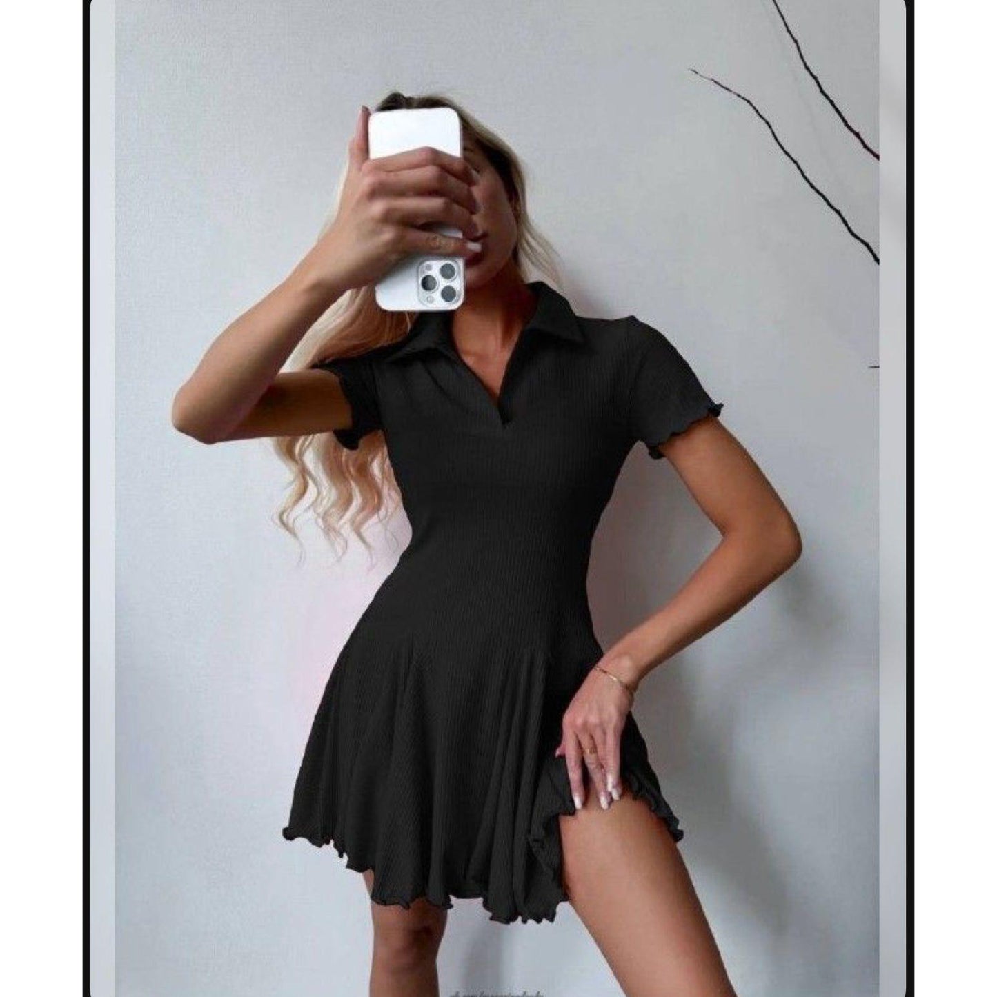 V-Neck Mini Golf Dress dress.