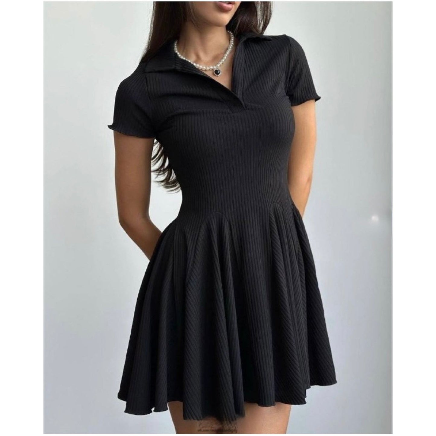 V-Neck Mini Golf Dress dress.