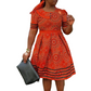 Exclusive African Print Maxi Traditional Dress