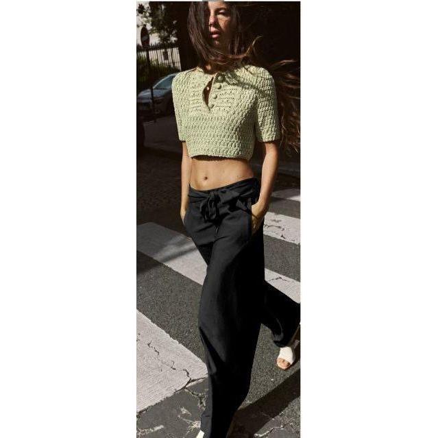 Sexy Side Buttoned Long Pants