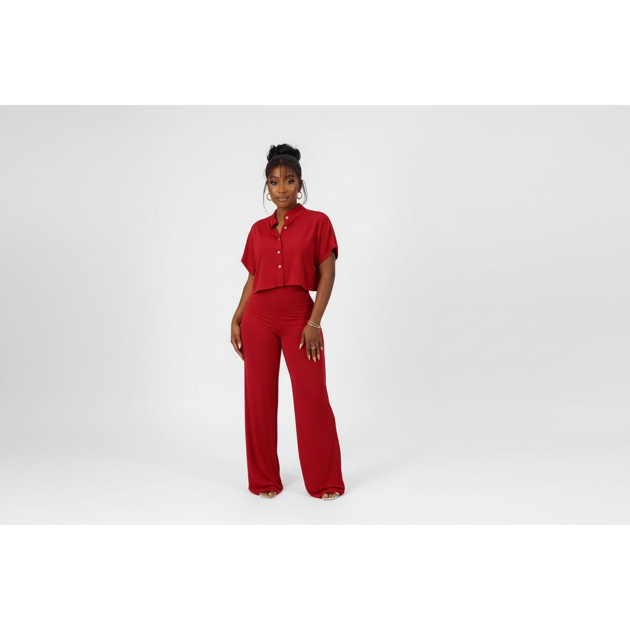 Elegant  button 2 piecese set