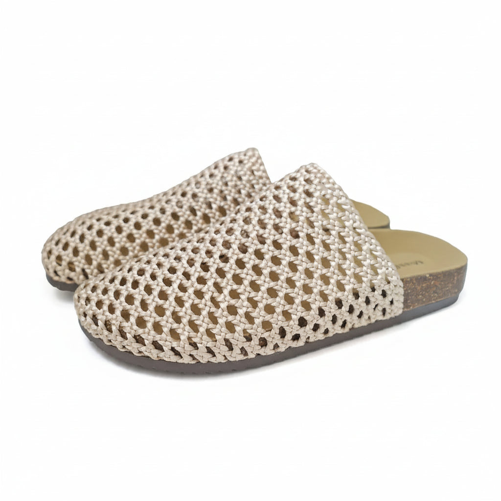 Ladies Woven Mesh Mules