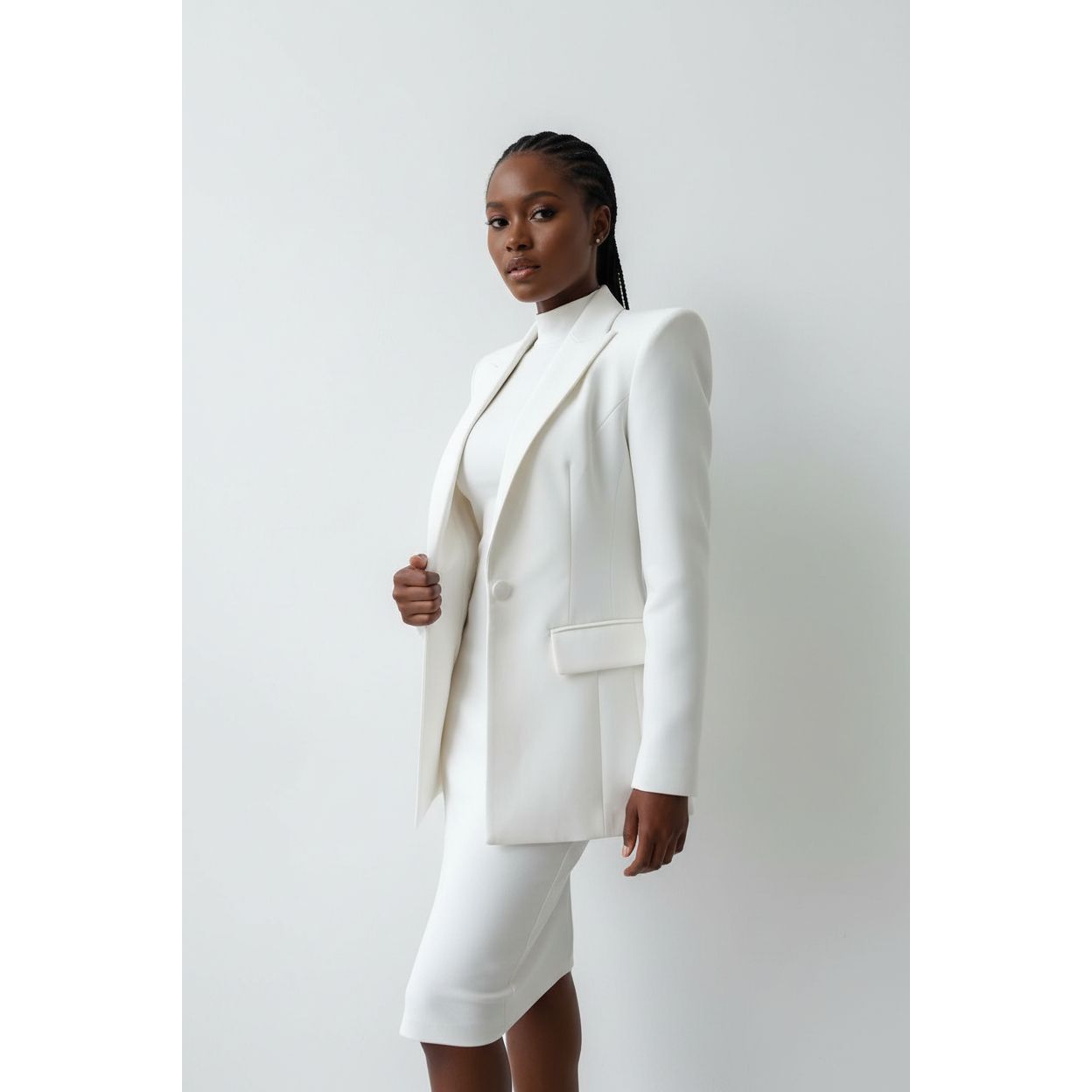 Long Sleeve Slim Fit Blazer