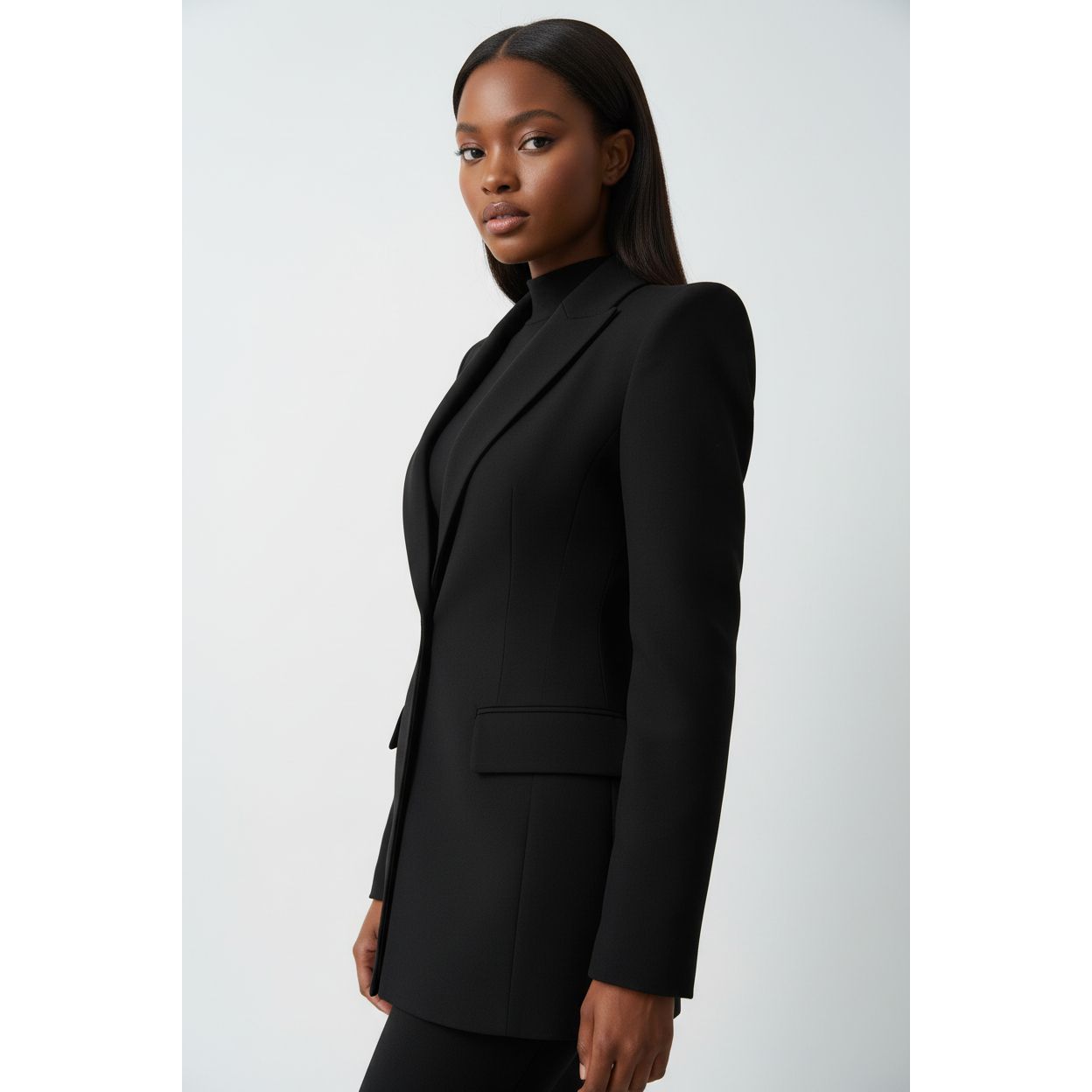 Long Sleeve Slim Fit Blazer