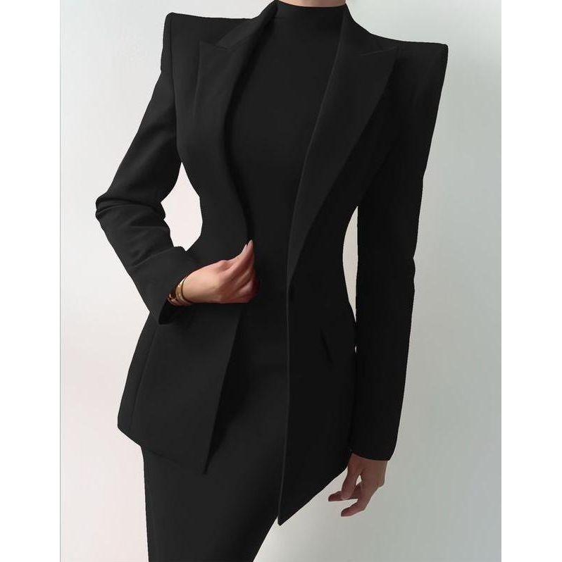 Long Sleeve Slim Fit Blazer