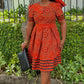 Exclusive African Print Maxi Traditional Dress