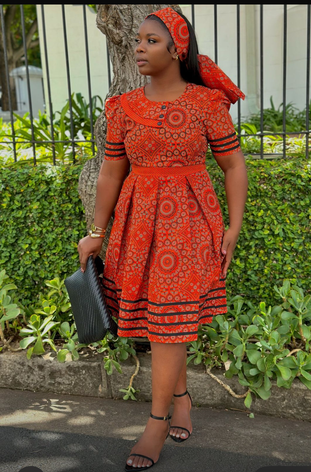 Exclusive African Print Maxi Traditional Dress