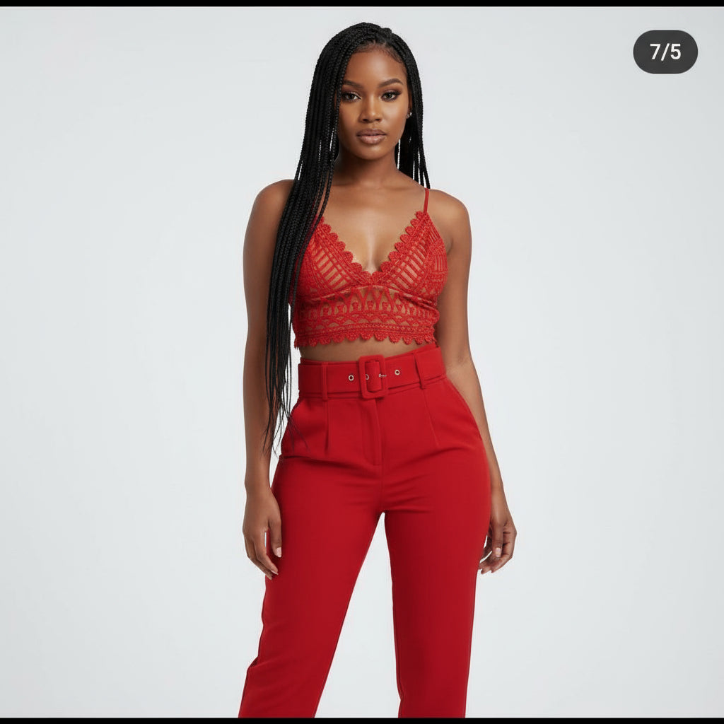 High Waisted skinny formal pants.