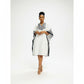 African Kaftan Striped Print Style Elegant Dress