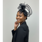 Feather Trim Fascinator Hat