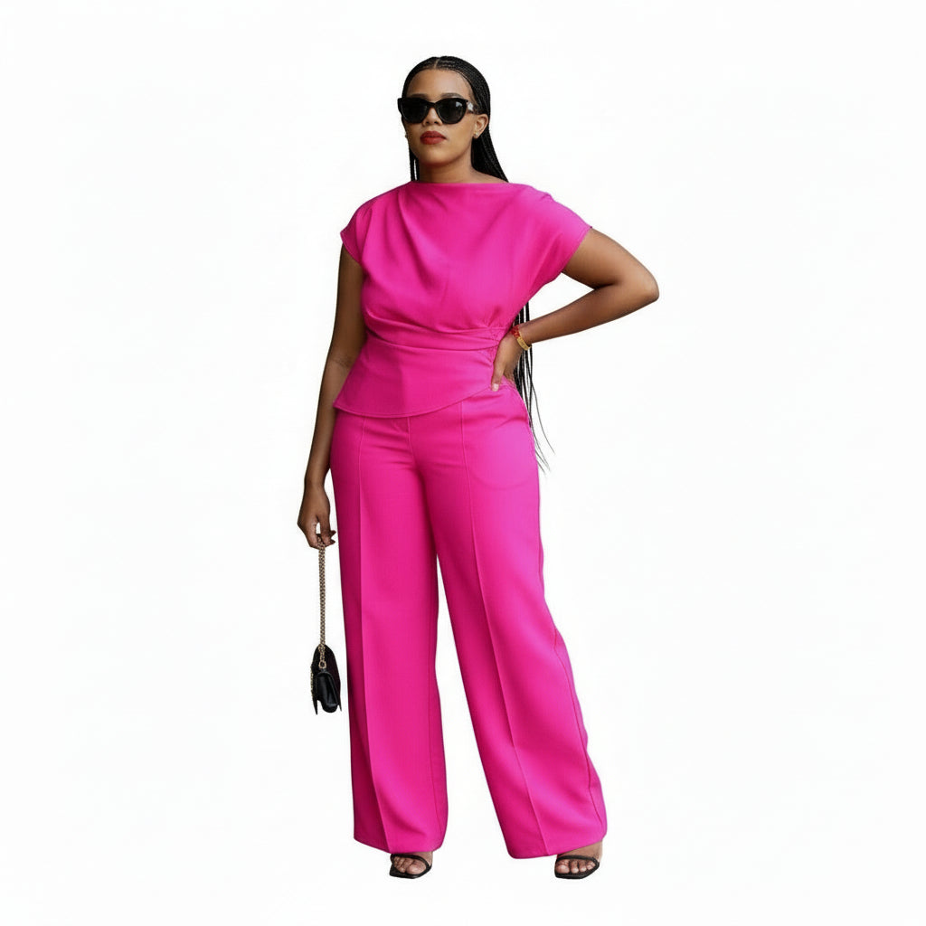 One Shoulder Formal wear 2 Pieces Set – YELLOW SUB TRADING