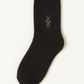 High Socks with Print Warm Soft Wool