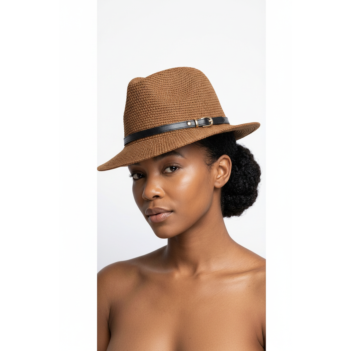 Open-Knit Crochet Summer Bucket Hat