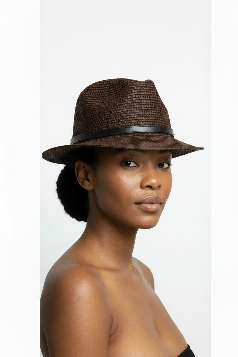 Open-Knit Crochet Summer Bucket Hat